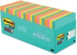 Post-it Super Sticky Notes, 24 Sticky Note Pads, 3 x 3 in., School Supplies, Office Products, 2X the Sticking Power, Supernova Neons Collection - Image 5