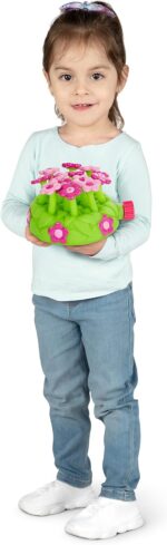 Melissa & Doug Sunny Patch Pretty Petals Flower Sprinkler Toy with Hose Attachment Toddler and Kids Outdoor Water Play Ages 3+ - Image 4