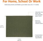 Amazon Basics Hanging Organizer File Folders for Efficient Filing, Sturdy, Adjustable Tabs, Letter Size, Pack of 25, Green - Image 8