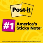 Post-it Super Sticky Notes, 24 Sticky Note Pads, 3 x 3 in., School Supplies, Office Products, 2X the Sticking Power, Supernova Neons Collection - Image 7