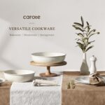 CAROTE 19pcs Pots and Pans Set, Nonstick Cookware Set Detachable Handle, Induction Kitchen Cookware Sets Non Stick with Removable Handle, RV Cookware Set, Oven Safe - Image 9