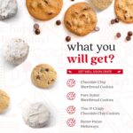 David’s Cookies Get Well Soon Cookie Gift Basket - Gourmet Thin Crispy, Butter Pecan Meltaways, and Choco Chip & Pure Butter Shortbread Cookies - Deliciously Flavored Cookie Shelf Stable Food Crate - Image 4