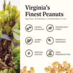 Belmont Peanuts Gourmet Sea-Salted Virginia Peanuts, 25 oz (1 Pack) – Only 3 Simple Ingredients, No Preservatives, 7g Protein – A Premium, Salty, Crunchy, Hand Seasoned Snack - Image 4