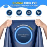 Non-Slip Splash Pad for Kids and Dog, 80" Extra Large Baby Play Mat, Dog Pool Toys, Thicken Sprinkler Pool Summer Outdoor Water Toys for Ages 3-12 Boys Girls, Parent-Kids &Games Fun Backyard (Blue) - Image 5