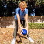 Nerf Pro Grip Football, Blue, Classic Foam Ball, Easy to Catch & Throw, Sports Toys, Christmas Gifts or Stocking Stuffers for Kids - Image 6